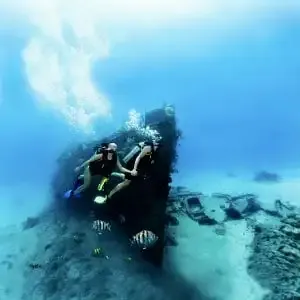 Bahamas plongee bouteille