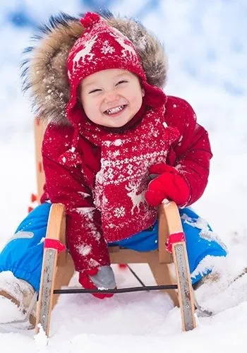 Partir au ski avec bébé
