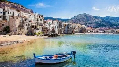 Village de Cefalu Sicile Italie