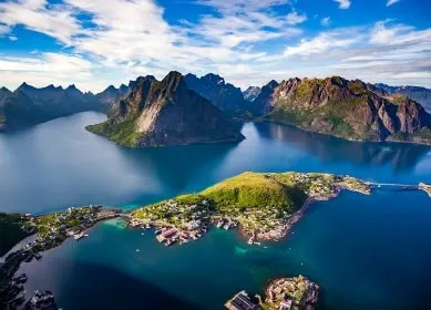 Iles Lofoten en Norvege