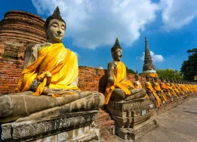Temple Ayuthaya, Thaïlande
