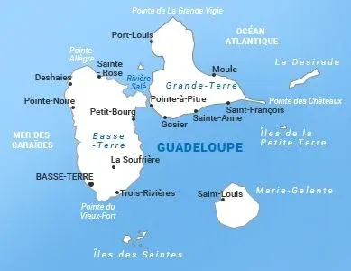 carte guadeloupe