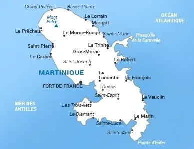 carte martinique