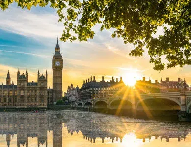 Londres big ben sunset