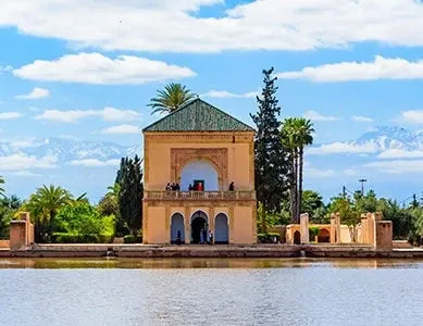 Les Jardins de la Menara à Marrakech, Maroc