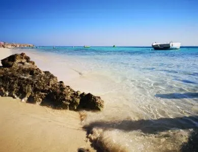 Plage de la Mer Rouge en Egypte