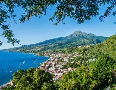 martinique saint pierre montagne pelee