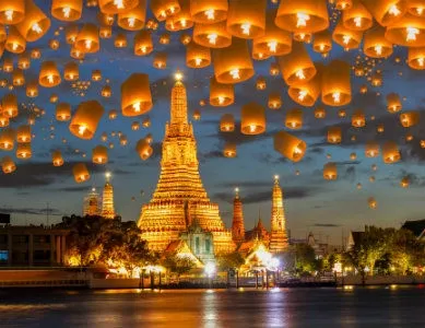 Temple Wat Arun Bangkok, Thailande