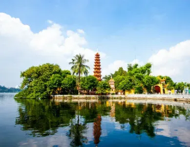 Vietnam hanoi pagode