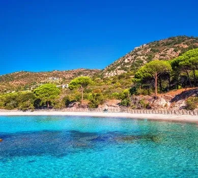 plage à Corse