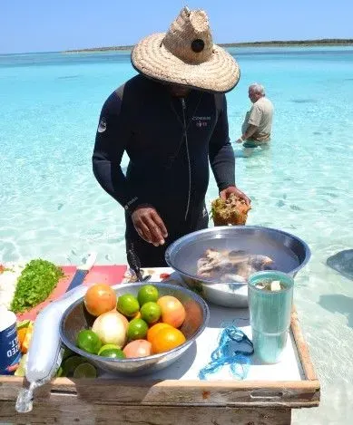 Bahamas exumas pique nique.