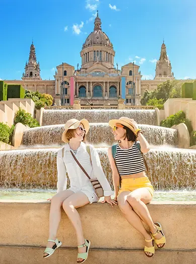 Deux femmes à Barcelone