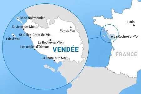 Carte situation Vendée