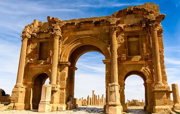 L'Arc de Trajan, Timgad