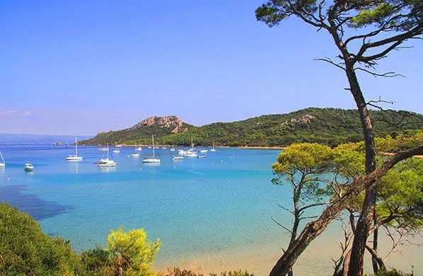 Porquerolles, plage Notre Dame