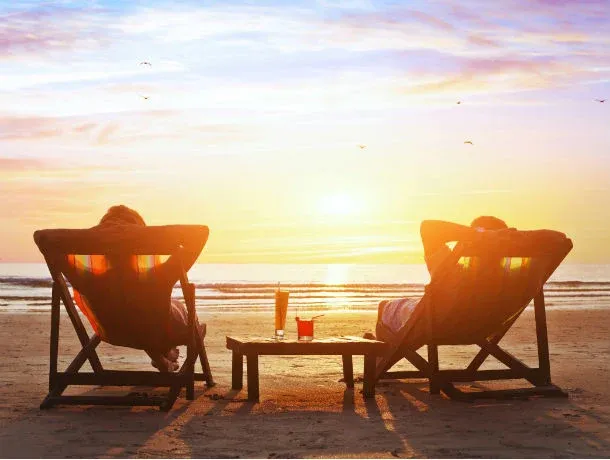 couple plage