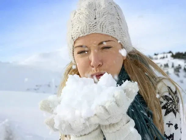 Femme à la neige